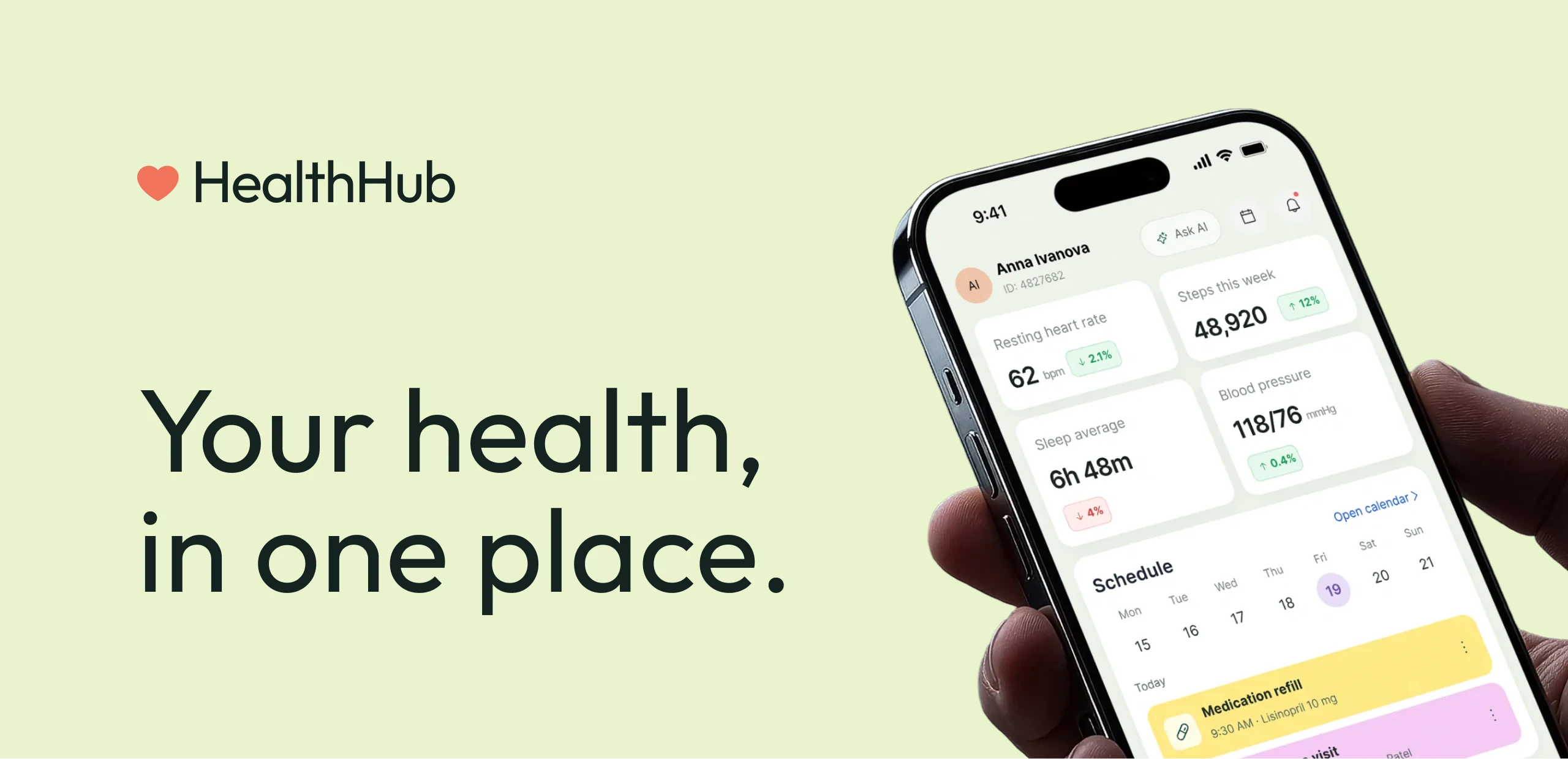 HealthHub: всё о здоровье в одном месте